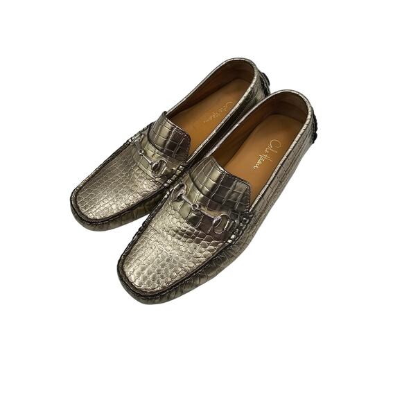 Cole Haan Silver Loafers - Picture 2 of 7